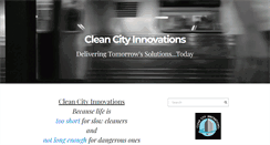 Desktop Screenshot of cleancityinnovations.com