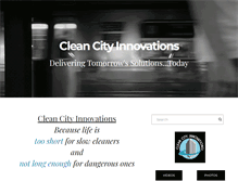 Tablet Screenshot of cleancityinnovations.com